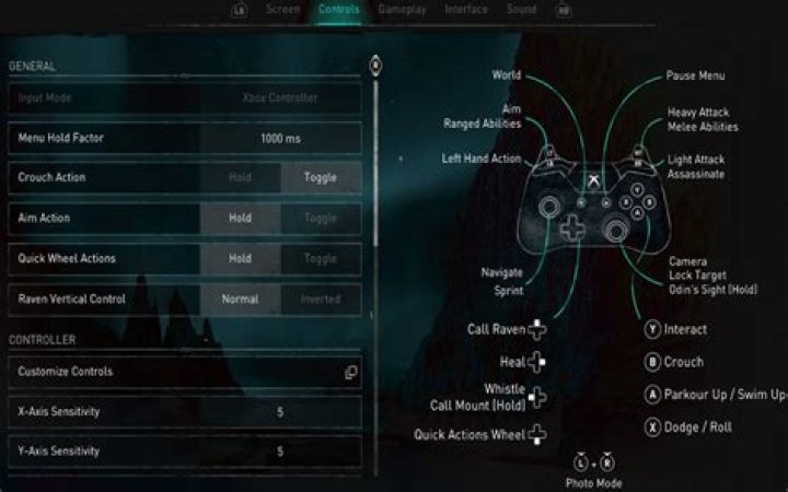 Valhalla Controls Guide