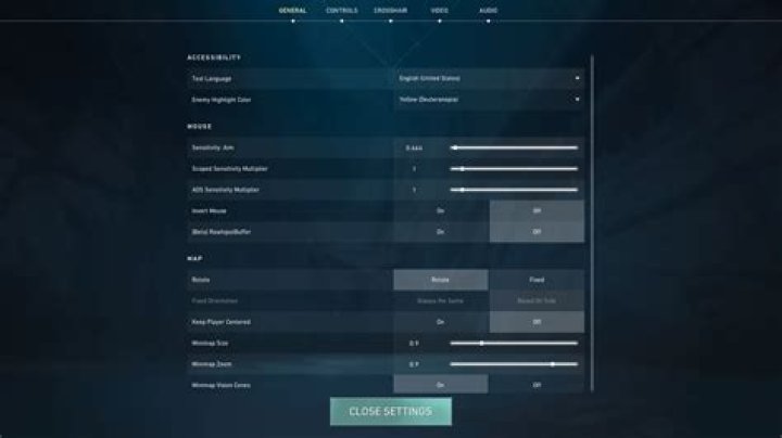 Valorant Cheat Settings