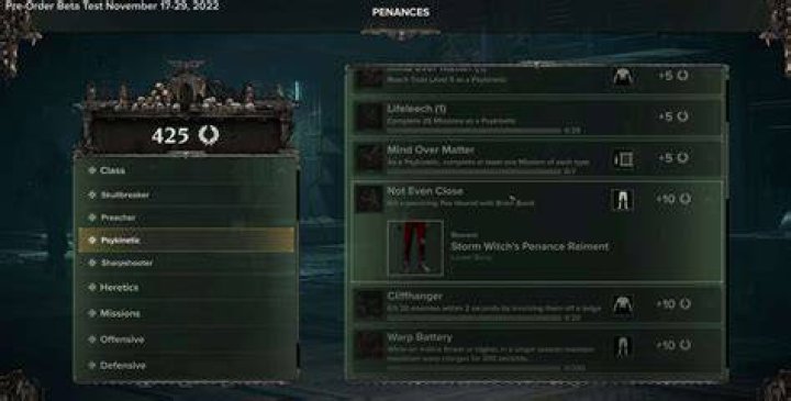 Warhammer 40k: Darktide Psykinetic Class Guide