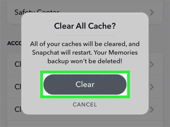 What Does Clear Cache Mean on Snapchat?
