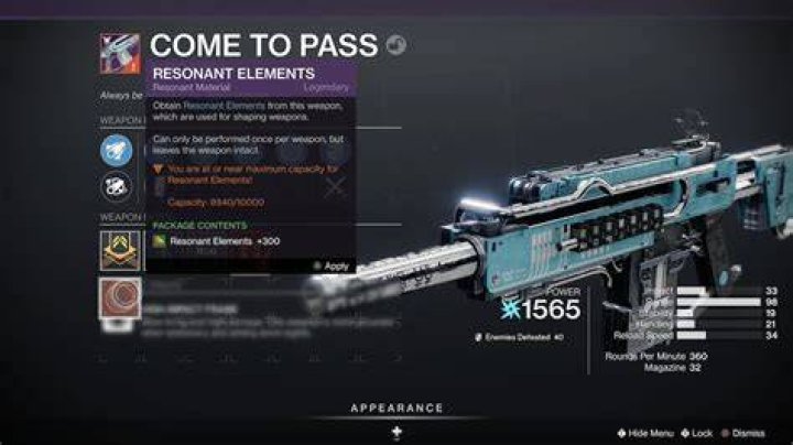 What is Resonant Element in Destiny 2?