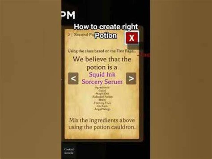 What is thew right potion in The Scientific Method