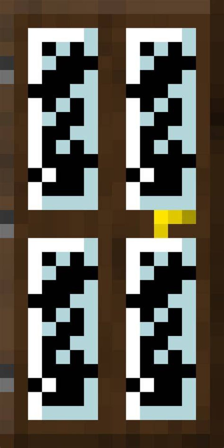 Windowed Doors Minecraft texture pack.