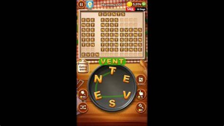 Word Cookies Prodigious Chef-Hummus Level 15 Answers