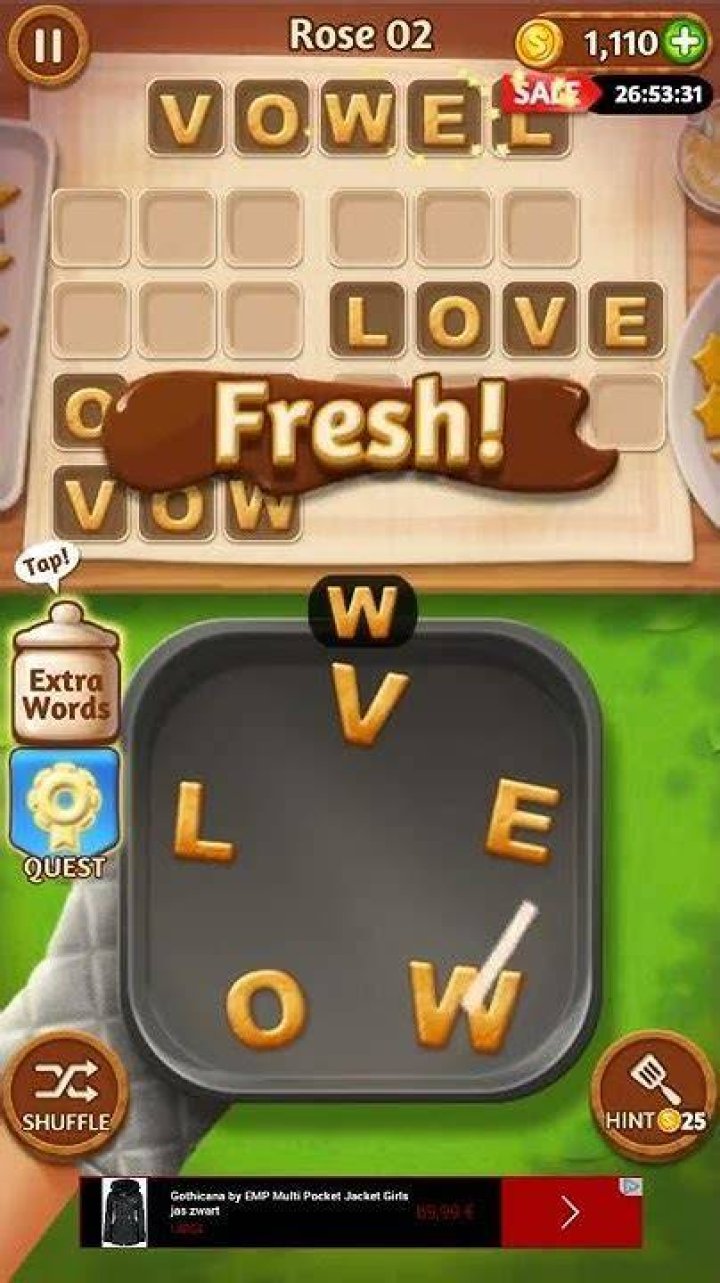 Word Cookies Talented Chef-Rose Level 18 Answers Word Cookies Talented Chef-Rose Level 18 Answers