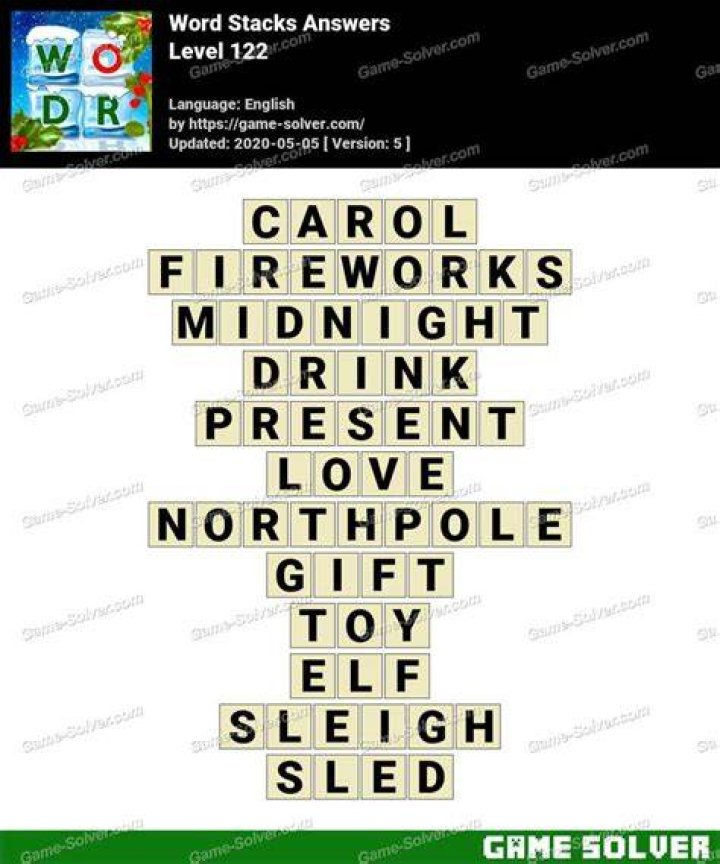 Word Stacks Level 1223 Answers Word Stacks Level 1223 Answers