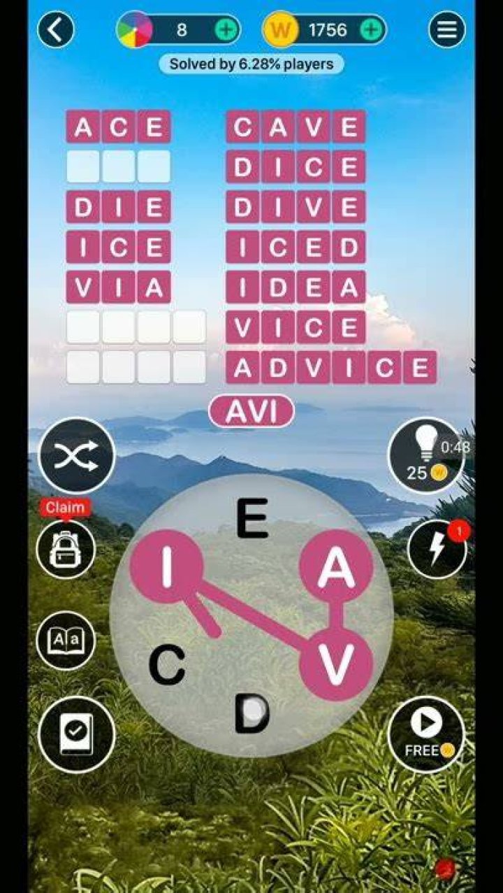 Word Trip Level 352 Answers