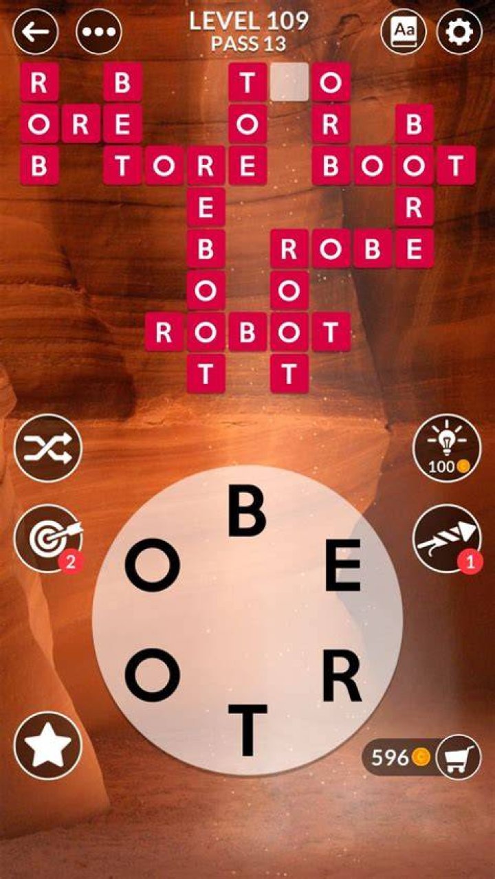 Wordscapes level 109