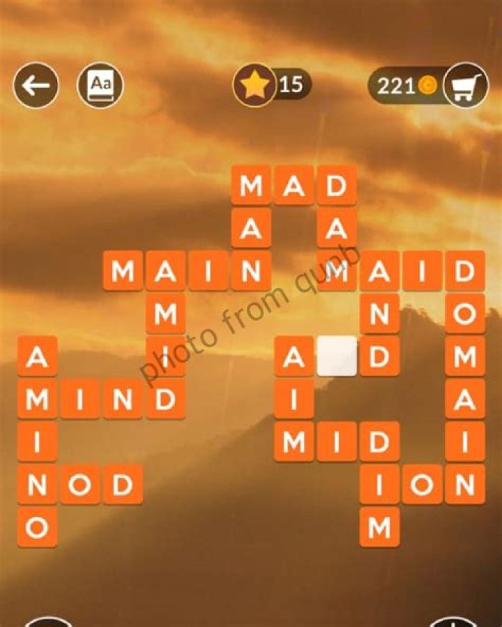 Wordscapes level 186