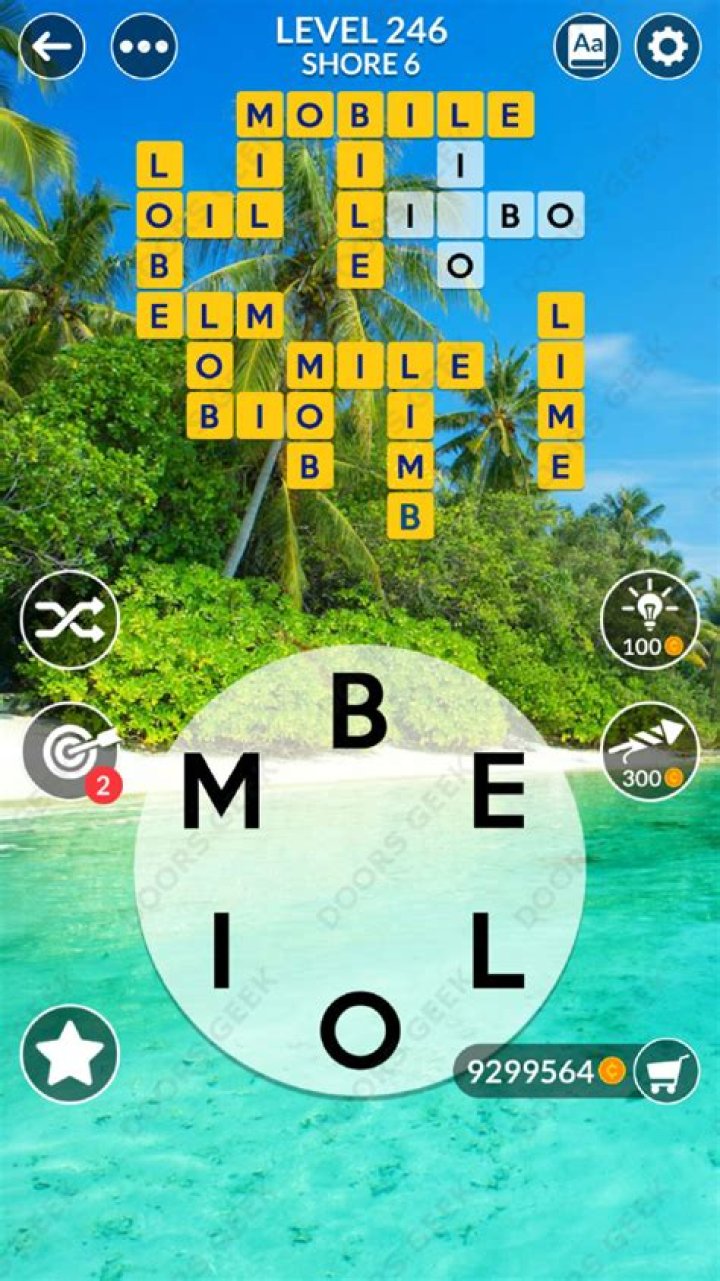 Wordscapes Level 246 Answers