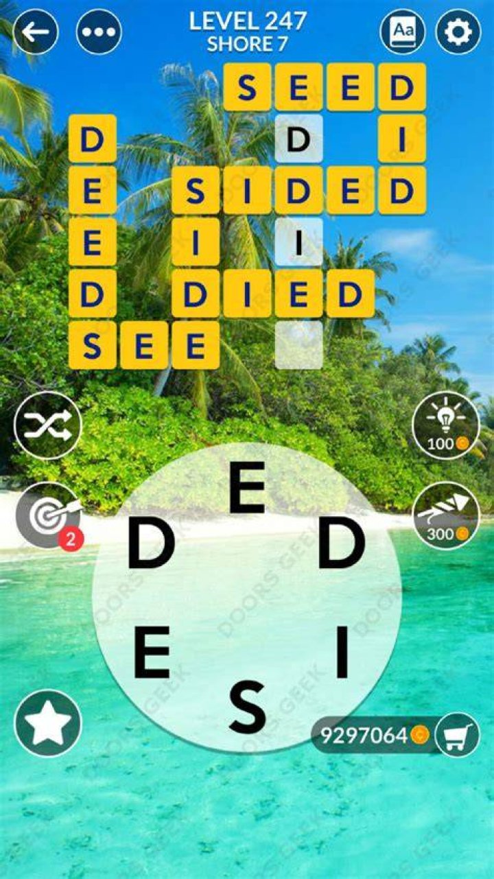 Wordscapes level 247