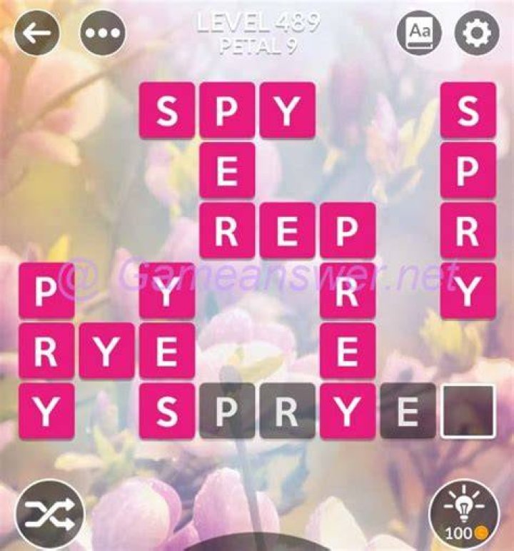 Wordscapes level 489