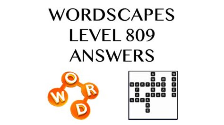 Wordscapes level 809
