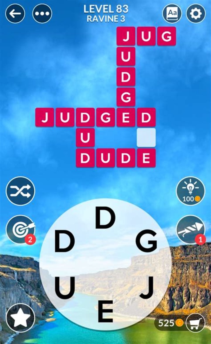 Wordscapes level 83