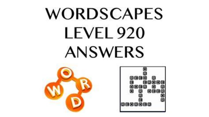 Wordscapes level 920