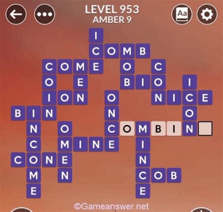 Wordscapes level 953